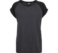 Urban Classics Ladies Contrast Raglan Tee T-Shirt Sleeves Plus Size XS-5XL