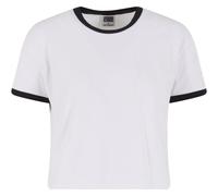 Women's T-shirt Urban Classics Contrast Retro Blanc M