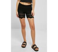 Urban Classics - Ladies Crochet Knit Black - Shorts - black - S - 100% Polyacrylic S