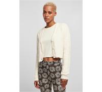 Urban Classics Ladies Cropped Feather Cardigan Women Knitted Jacket Light Jacket
