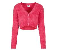 Urban Classics Ladies Cropped Feather Cardigan Women Knitted Jacket Light Jacket