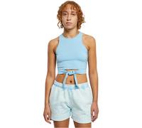 Urban Classics Ladies Cropped Knot Top Women's Top Racerback Crop Slim