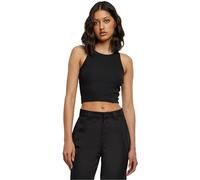Urban Classics Rib Crop Top Black L Woman
