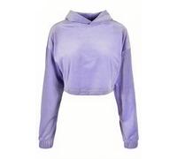 Urban Classics - Ladies Cropped Velvet Oversized Lavender - Hoodie Large