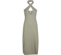 Urban Classics Ladies' Crossed Neckholder Dress Midi Dress olive M