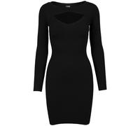 Urban Classics Ladies Cut Out Dress Black size L | Midi Dresses Outlet | Women | Black L
