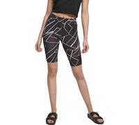Urban Classics Ladies - CYCLE Tech Mesh Shorts geometric - XS