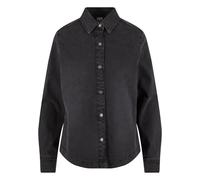 Urban Classics Ladies Denim Shirt Longsleeve black M
