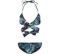Women's Bikini: Urban Classics Draped Pattern Black S