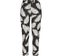 Urban Classics Ladies Elastic Waist AOP Pants Allover-Print Relaxed