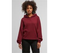 Women's hooded sweatshirt Urban Classics Organic Loose Brushed Rouge S