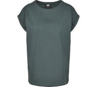 Urban Classics Women's Ladies Extended Shoulder Tee T-Shirt, Green (Bottle Green 02245), XXX-Large