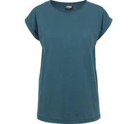 Urban Classics Women's Ladies Extended Shoulder Tee T-Shirt, Teal, 5XL