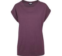 Urban Classics Ladies Extended Shoulder Tee T-Shirt plum 5XL