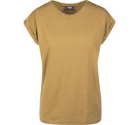 Urban Classics Women's Ladies Extended Shoulder Tee T-Shirt, nut, 5XL
