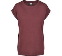Urban Classics Ladies Extended Shoulder Tee T-shirt wine red XL