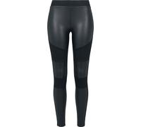 Urban Classics Ladies Fake Leather Tech Leggings Leggings black XL