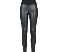Urban Classics Leggings Faux Leather Wait Big Black 4XL Woman