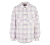 Urban Classics Ladies Flannel Padded Overshirt Shirt Checked Flannel Woman