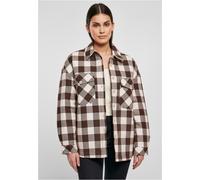 Urban Classics Ladies Flannel Padded Overshirt Shirt Checkered Flannel Woman