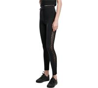 Urban Classics Ladies - FLOCK LACE Leggings black