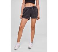 Urban Classics Women's Ladies Stone Washed Shorts, Black, XL