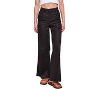 Urban Classics Ladies High Linen Mixed Wide Leg Pants