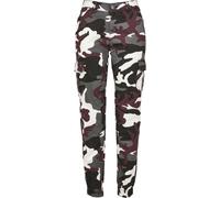 Urban Classics Ladies High Waist Camo Cargo Pants Camouflage Military Style