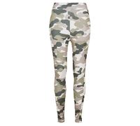 Urban Classics Ladies High Waist Camo Tech Leggings Duskrose Camo size L | Leggings Outlet | Women | L