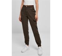 Urban Classics Ladies High Waist Cargo Pants Cargo Style High Cut