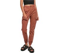 Urban Classics Ladies High Waist Cargo Pants Cargo Style High Cut