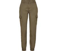 Urban Classics Ladies High Waist Cargo Pants Cargo Style High Cut