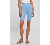 Urban Classics Ladies High Waist Cycle Shorts Horizonblue size S | Sports Shorts Outlet | Women S
