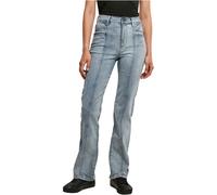 Urban Classics Ladies High Waist Straight Slit Denim Pants RegularFit Jeans