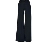 Urban Classics Ladies’ high-waist wide-leg chinos Chino black W30L34