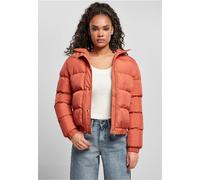 Urban Classics - Ladies Hooded Puffer Red Earth - Jacket - red - L - Shell: 100% Polyester; Lining: 100% Polyester,Synthetics L