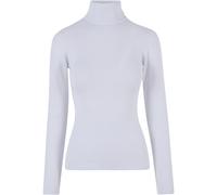 Urban Classics Knitted High Neck Sweater White 3XL Woman