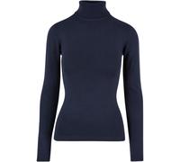 Urban Classics Knitted High Neck Sweater Blue 5XL Woman