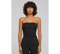 Urban Classics - Ladies Knotted Bandeau Black - Top - black - L - 95% Cotton, 5% Elastane L