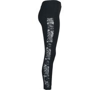 Urban Classics Striped Lace Leggings Black L Woman