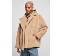 Urban Classics Ladies Lapel Teddy Jacket Winter Warm Trend