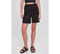 Urban Classics - Ladies Linen Mixed Black - Shorts - black - L - 55% Linen, 45% Cotton L