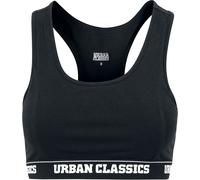 Urban Classics Ladies Logo Bra Bustier black XS