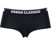 Urban Classics Ladies Logo Panty Double-Pack Panty Set black S