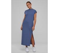 Urban Classics - Ladies Long Extended Shoulder Vintageblue - Dress - blue - S - 100% Cotton,Jersey S