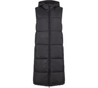 Urban Classics Ladies Long Hooded Puffer Vest Vest black XS