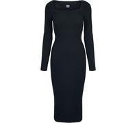Urban Classics Ladies Long Knit Dress Maxi Dress black S