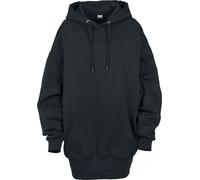 Urban Classics Womens Ladies Long Oversize Hoody Sweatshirt, Black, 4XL UK