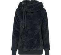 Urban Classics Ladies Long Teddy Hoodie Hoodie black S