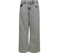 Urban Classics Ladies' Low-Waist Baggy Fit Jeans blue grey 30